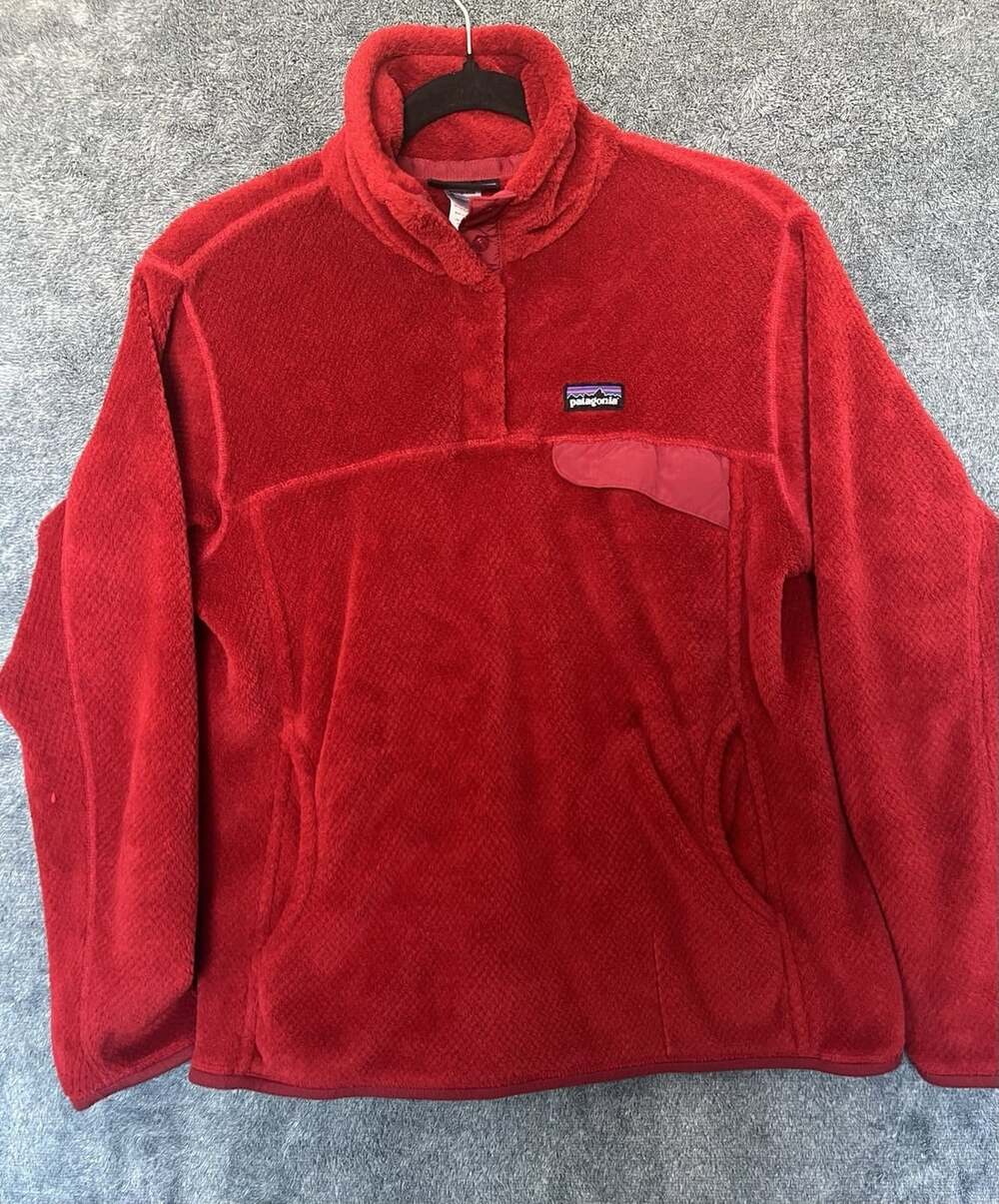 Patagonia Women's Fleece Re-Tool Snap-T Pullover Static Red/Pink, Size L